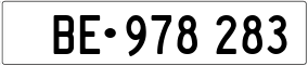 Truck License Plate